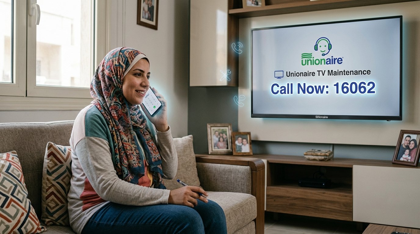 احجز صيانة شاشة يونيون اير الآن