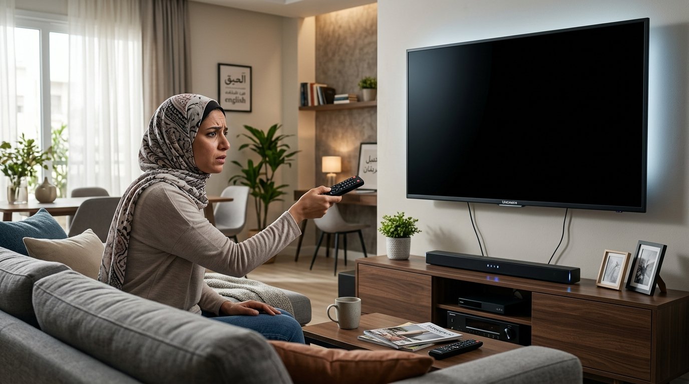 سبب وجود صوت بدون صورة في شاشة يونيون اير؟