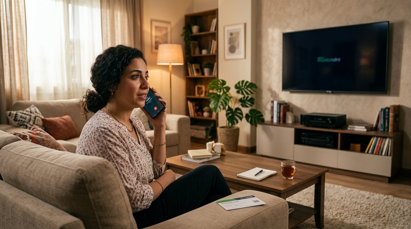 ماذا أفعل إذا كانت شاشة يونيون اير لا تستقبل إشارة؟
