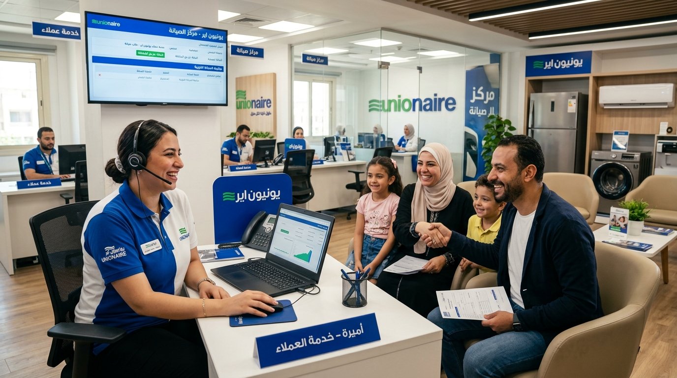 خدمة عملاء يونيون اير في مصر – الحل السريع لراحة بيتك