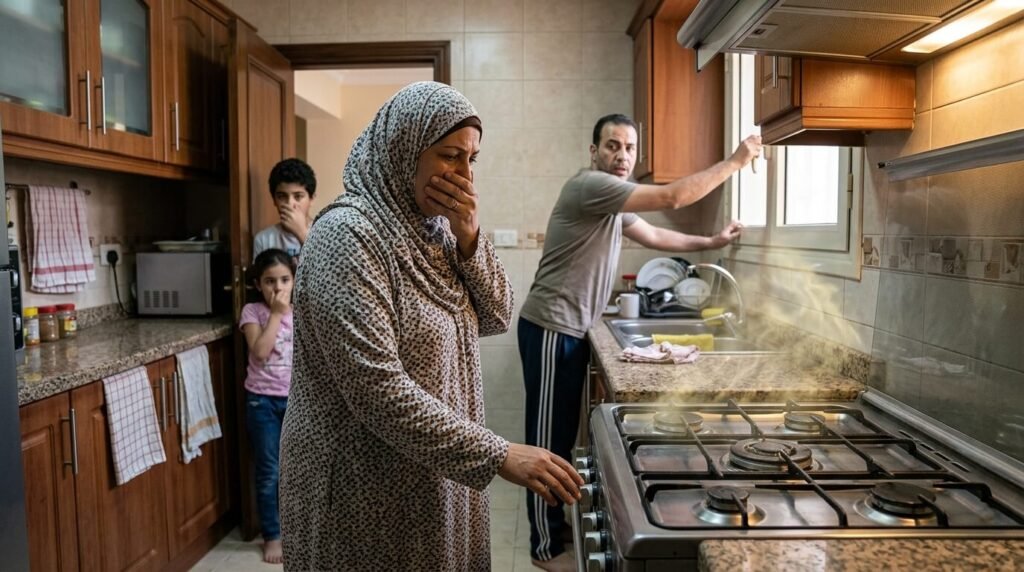 تسريب غاز من بوتاجاز يونيون اير