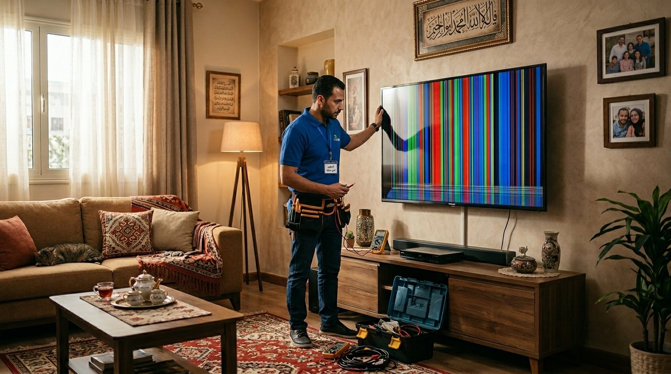 الفرق بين أعطال الصورة وأعطال الصوت في الشاشات؟
