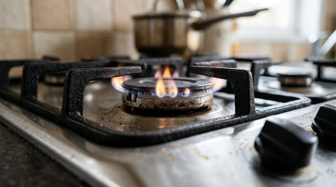 ضعف شعلة البوتاجاز