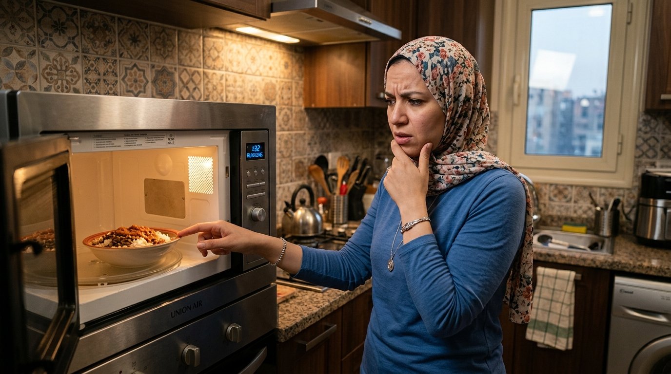 هل تشغيل الميكروويف فارغًا يسبب تلفه؟؟